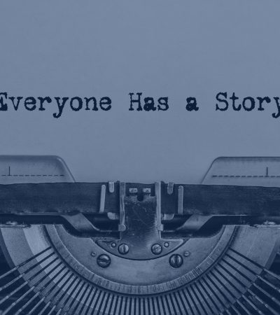 Typed words: everyone has a story
