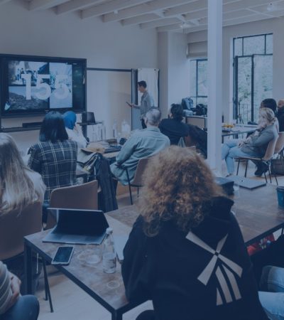 People in a classroom setting